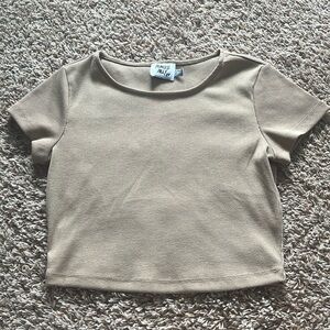 Princess Polly cropped shirt